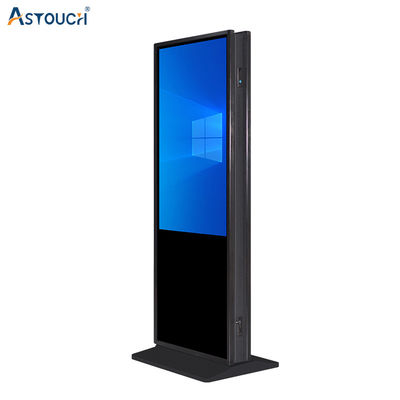 Capacitive Indoor Floor Standing Digital Signage 75 Inch RoHS